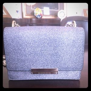 Kate spade sparkly blue hazel crossbody